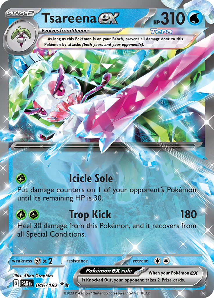 Tsareena ex (046/182) [Scarlet & Violet: Paradox Rift] | Infinity Cards & Collectibles