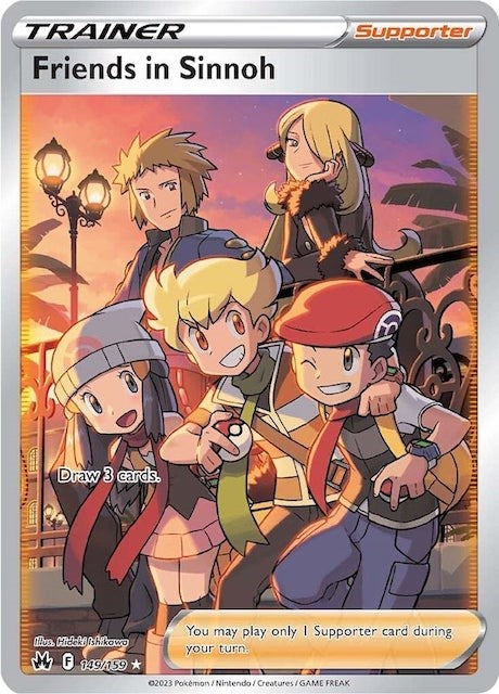 Friends in Sinnoh (149/159) (Full Art) [Sword & Shield: Crown Zenith] | Infinity Cards & Collectibles