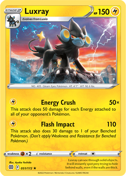 Luxray (051/172) [Sword & Shield: Brilliant Stars] | Infinity Cards & Collectibles