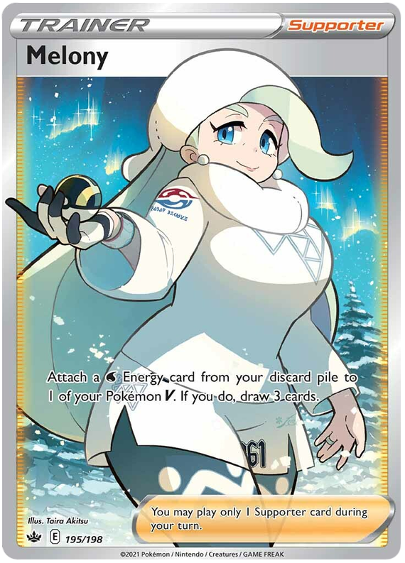 Melony (195/198) [Sword & Shield: Chilling Reign] | Infinity Cards & Collectibles