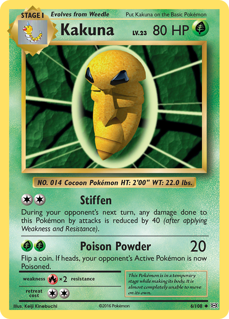 Kakuna (6/108) [XY: Evolutions] | Infinity Cards & Collectibles