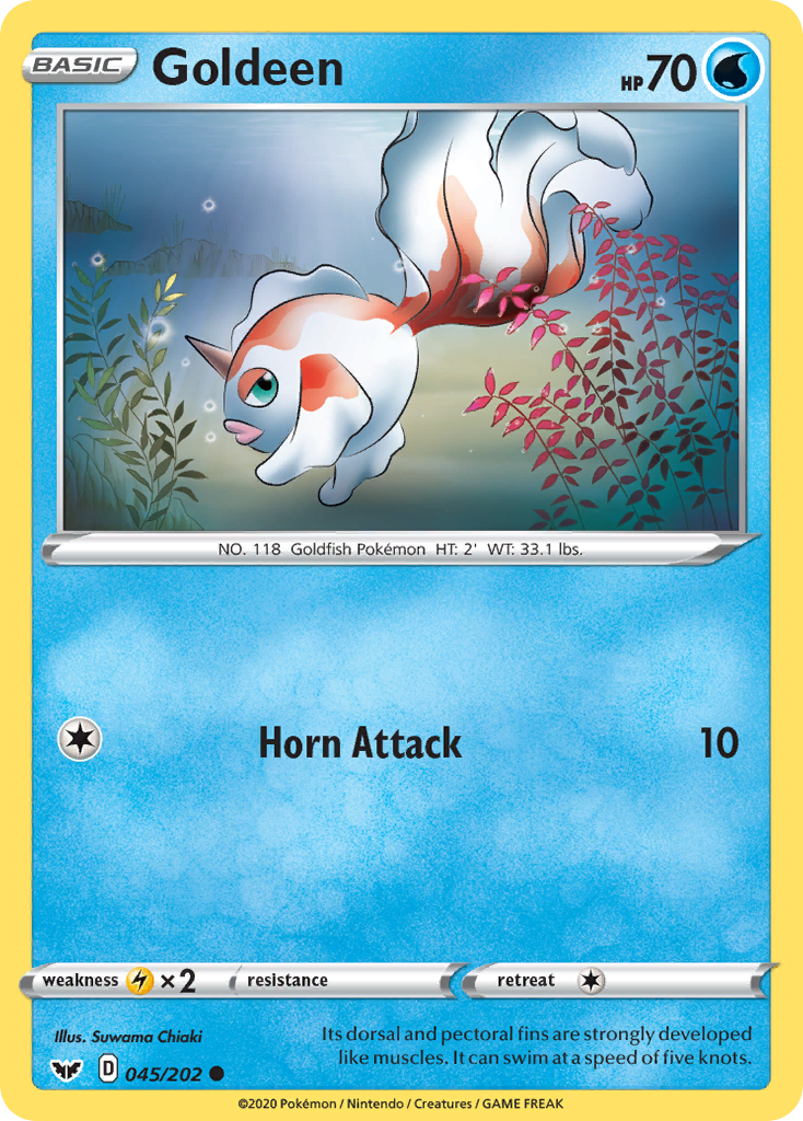 Goldeen (045/202) [Sword & Shield: Base Set] | Infinity Cards & Collectibles