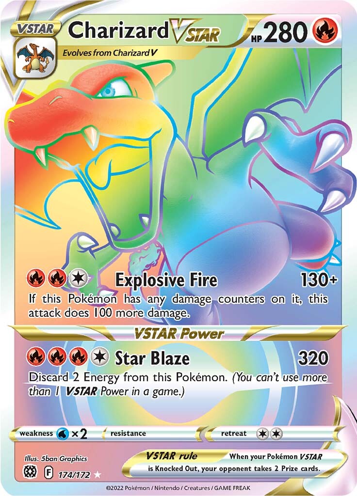 Charizard VSTAR (174/172) [Sword & Shield: Brilliant Stars] | Infinity Cards & Collectibles