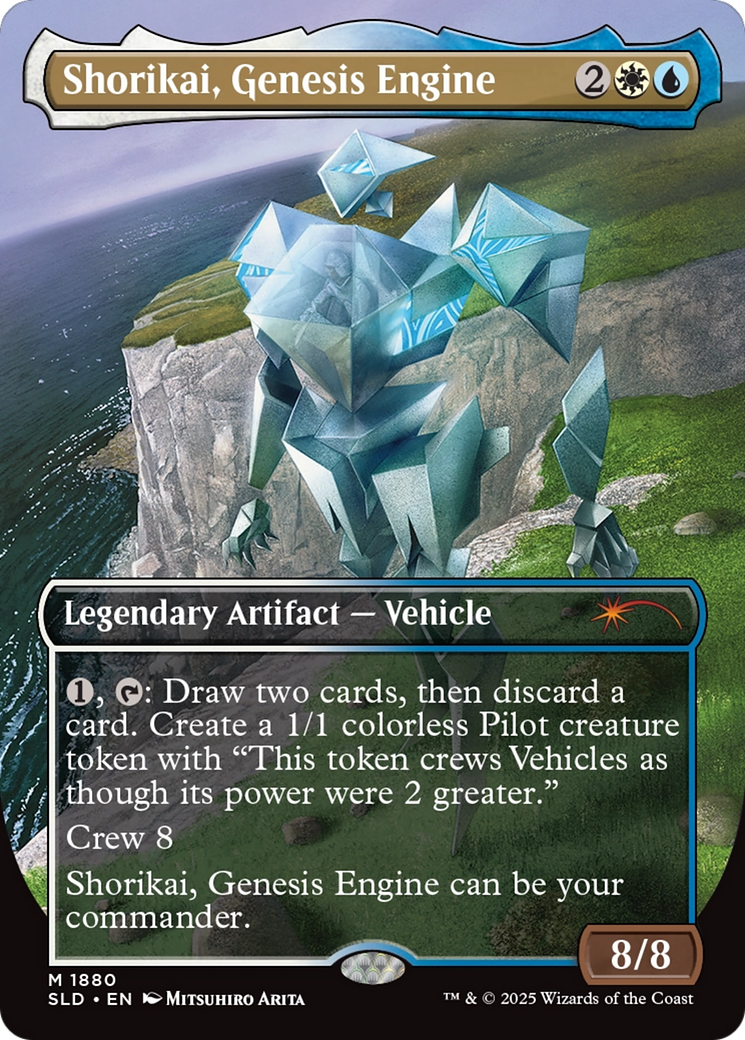 Shorikai, Genesis Engine (SLD-1880) - Secret Lair Drop (Borderless) Foil