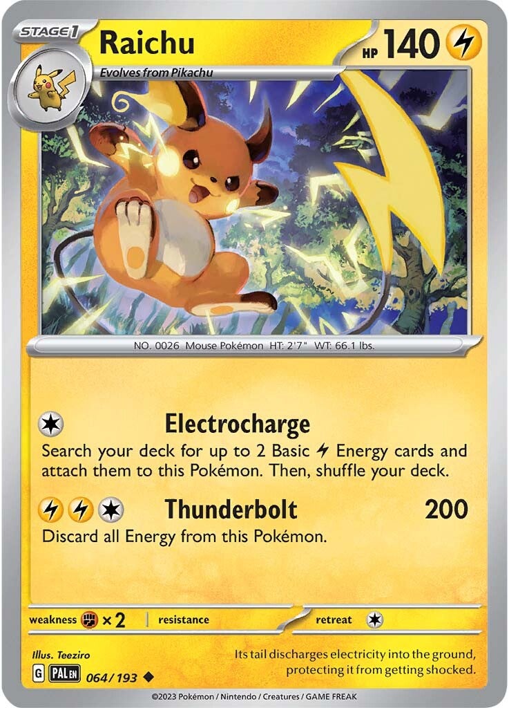 Raichu (064/193) [Scarlet & Violet: Paldea Evolved] | Infinity Cards & Collectibles