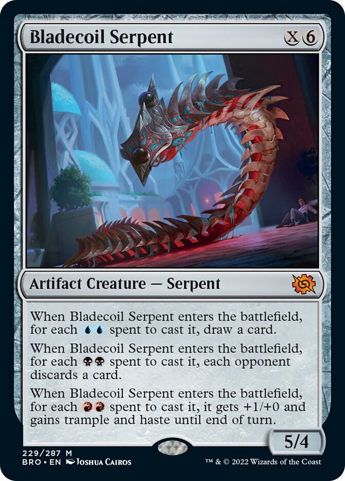 Bladecoil Serpent [The Brothers' War] | Infinity Cards & Collectibles