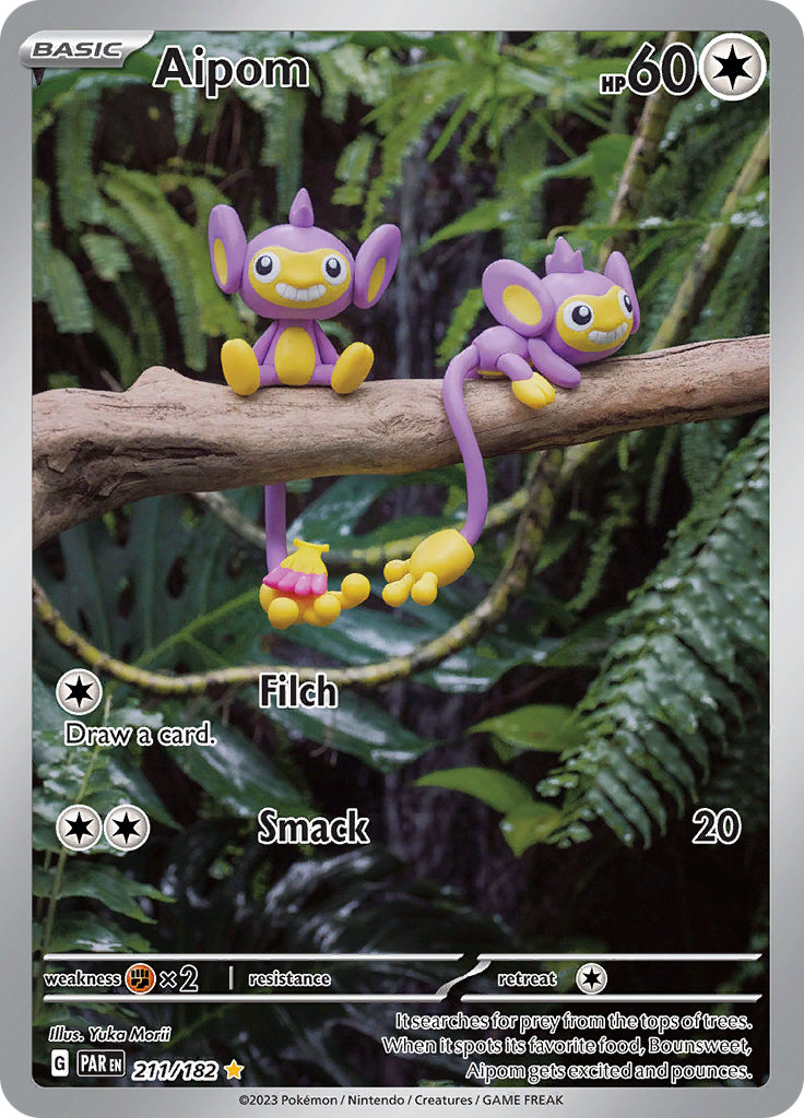 Aipom (211/182) [Scarlet & Violet: Paradox Rift] | Infinity Cards & Collectibles