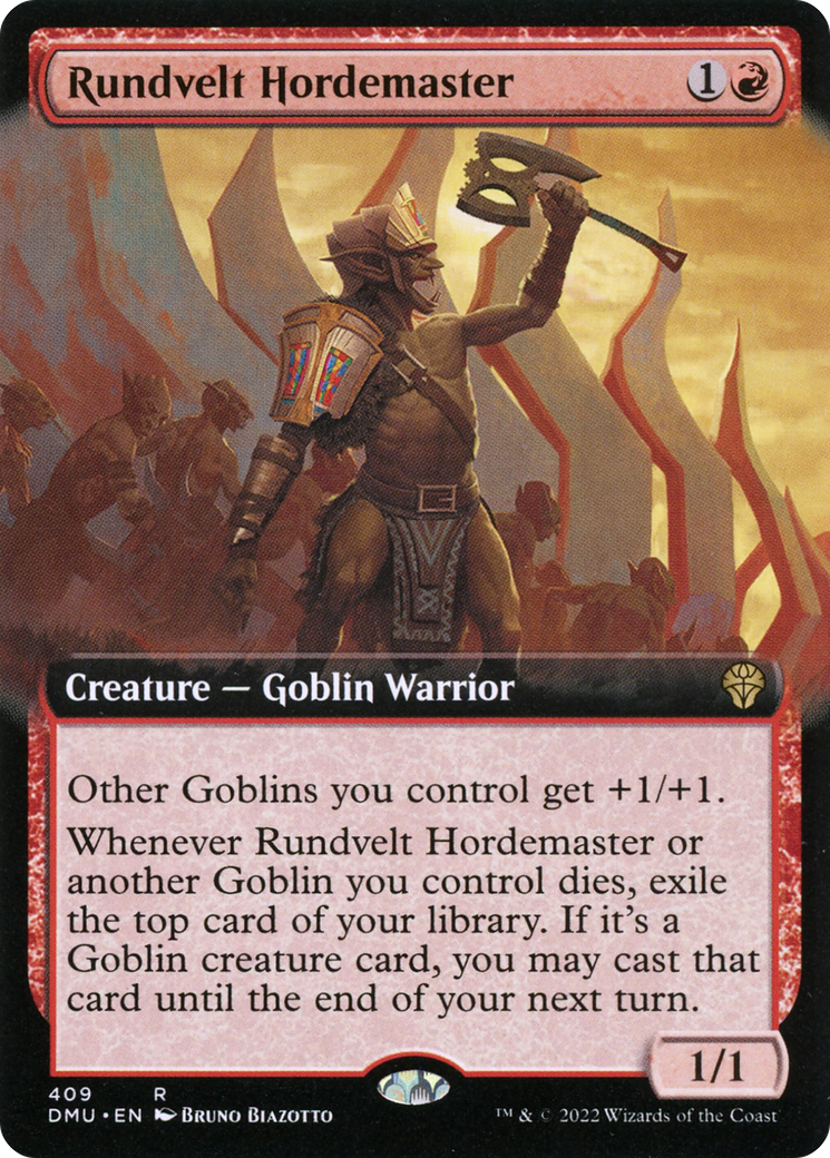 Rundvelt Hordemaster (Extended Art) [Dominaria United]