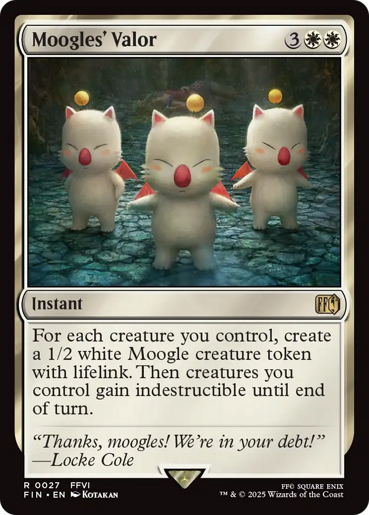 Moogles' Valor [FINAL FANTASY] | Infinity Cards & Collectibles