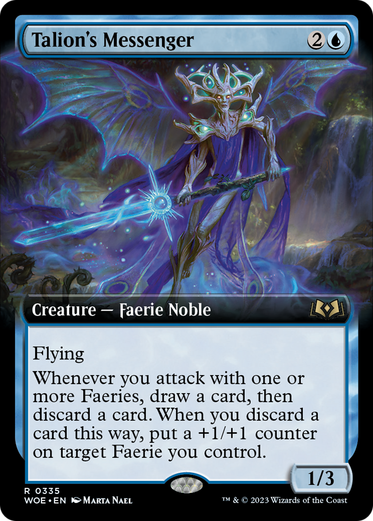 Talion's Messenger (Extended Art) [Wilds of Eldraine] | Infinity Cards & Collectibles