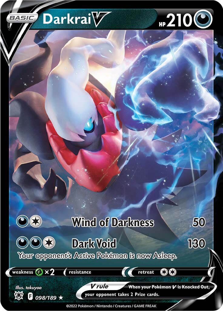 Darkrai V (098/189) [Sword & Shield: Astral Radiance] | Infinity Cards & Collectibles