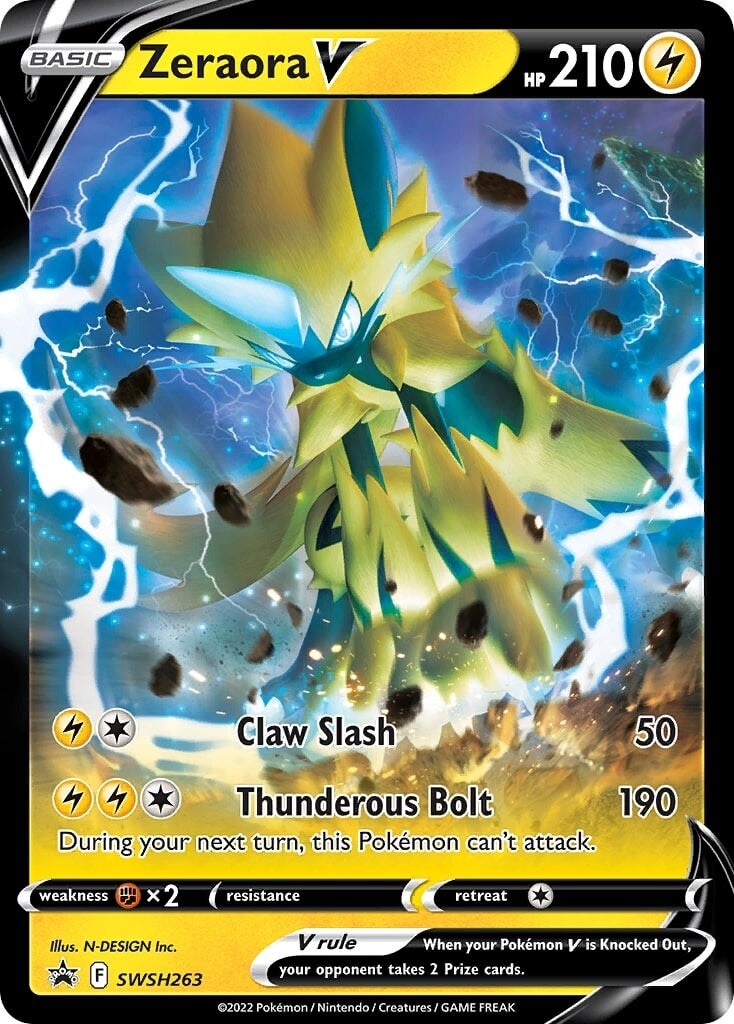 Zeraora V (SWSH263) [Sword & Shield: Black Star Promos] | Infinity Cards & Collectibles