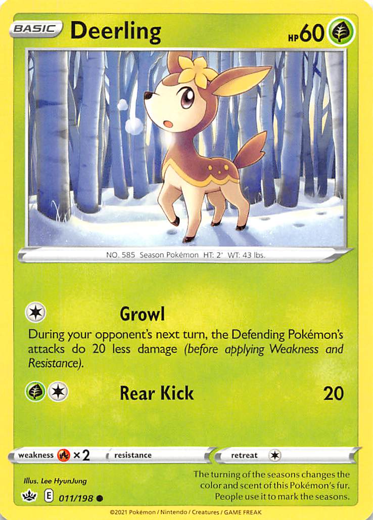 Deerling (011/198) [Sword & Shield: Chilling Reign] | Infinity Cards & Collectibles