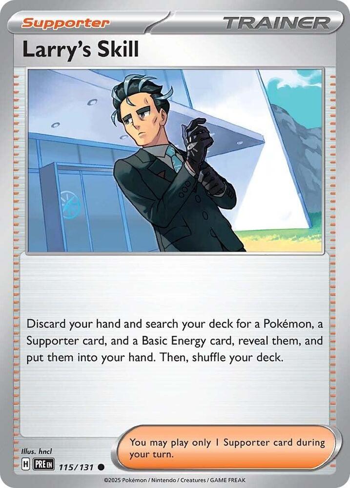 Larry's Skill (115/131) [Scarlet & Violet: Prismatic Evolutions] | Infinity Cards & Collectibles