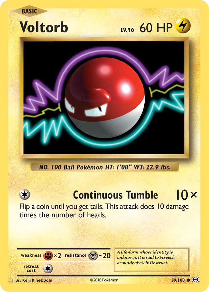 Voltorb (39/108) [XY: Evolutions] | Infinity Cards & Collectibles