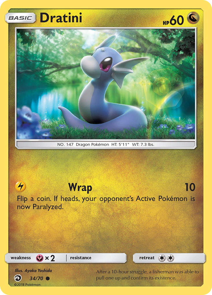 Dratini (34/70) [Sun & Moon: Dragon Majesty] | Infinity Cards & Collectibles