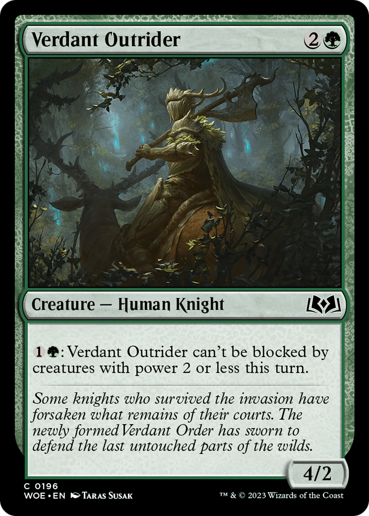 Verdant Outrider [Wilds of Eldraine] | Infinity Cards & Collectibles