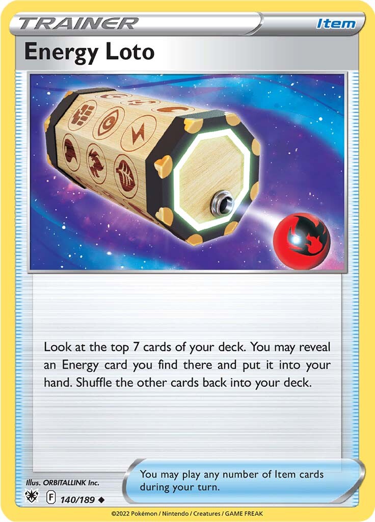 Energy Loto (140/189) [Sword & Shield: Astral Radiance] | Infinity Cards & Collectibles