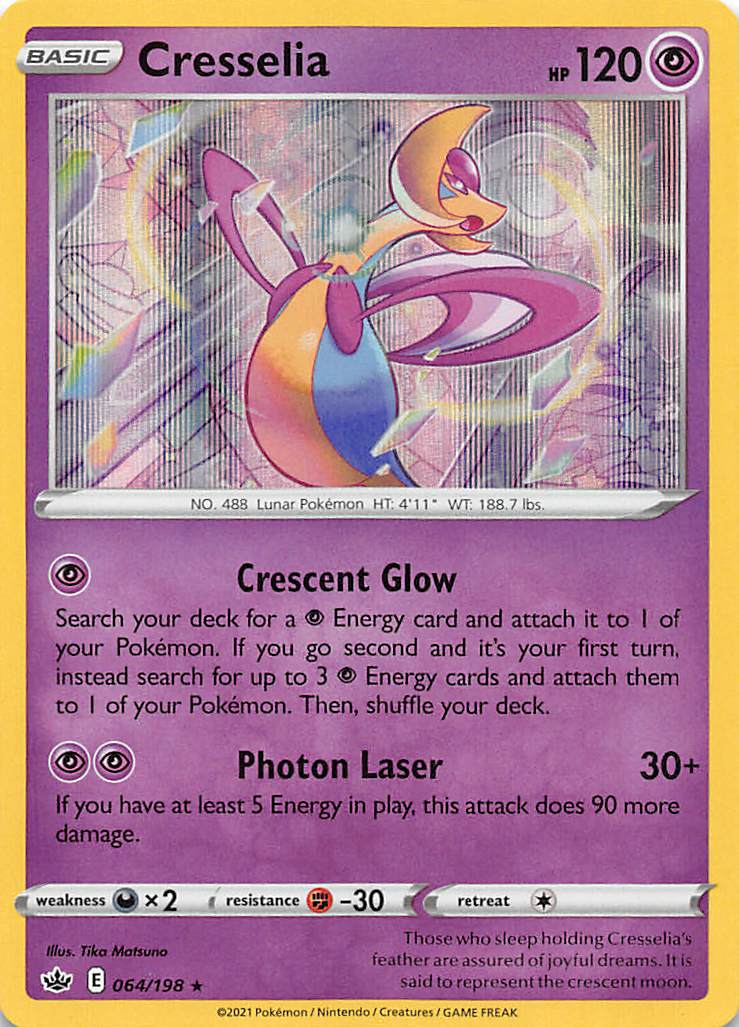 Cresselia (064/198) [Sword & Shield: Chilling Reign] | Infinity Cards & Collectibles