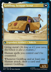 Goldbug, Humanity's Ally // Goldbug, Scrappy Scout [Transformers] | Infinity Cards & Collectibles
