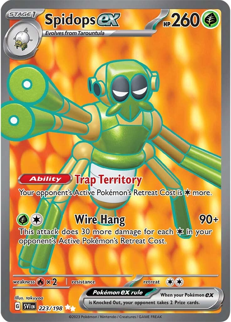 Spidops ex (223/198) [Scarlet & Violet: Base Set] | Infinity Cards & Collectibles