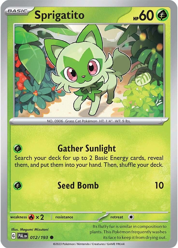 Sprigatito (012/193) [Scarlet & Violet: Paldea Evolved] | Infinity Cards & Collectibles