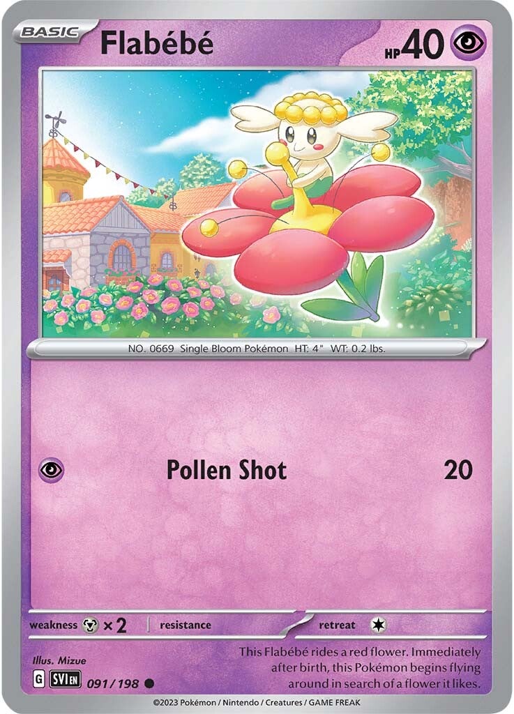 Flabebe (091/198) [Scarlet & Violet: Base Set] | Infinity Cards & Collectibles