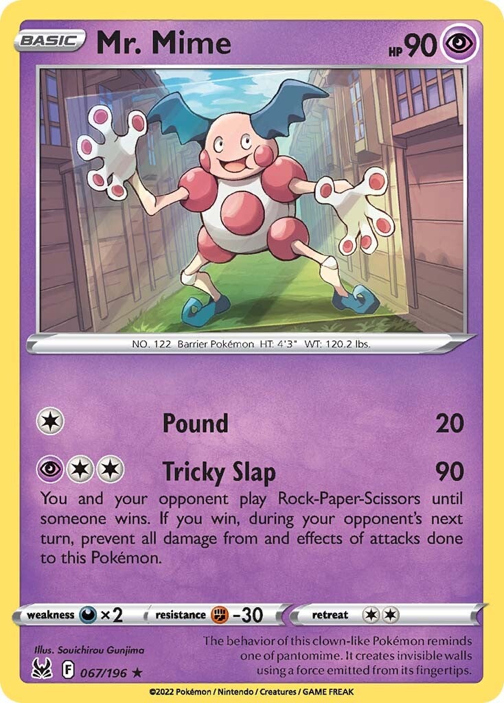 Mr. Mime (067/196) [Sword & Shield: Lost Origin] | Infinity Cards & Collectibles