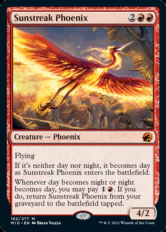 Sunstreak Phoenix [Innistrad: Midnight Hunt] | Infinity Cards & Collectibles
