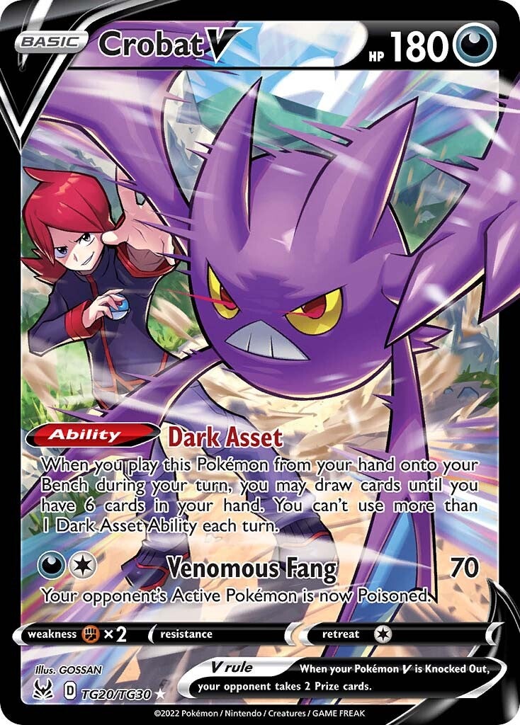 Crobat V (TG20/TG30) [Sword & Shield: Lost Origin] | Infinity Cards & Collectibles