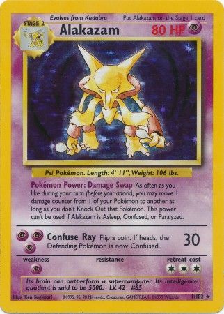 Alakazam (1/102) [Base Set Unlimited] | Infinity Cards & Collectibles