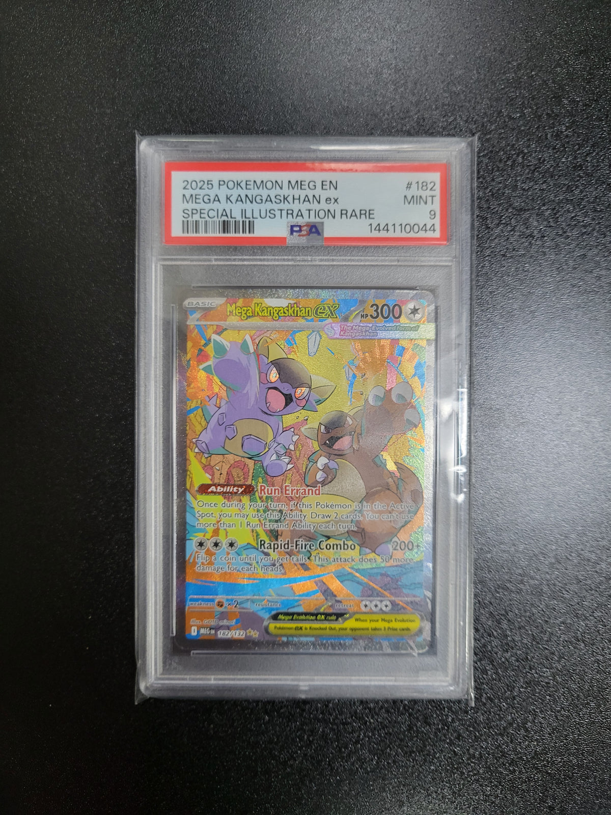 PSA 9 Mega Kangaskhan ex (182/132) [Mega Evolution: Base]