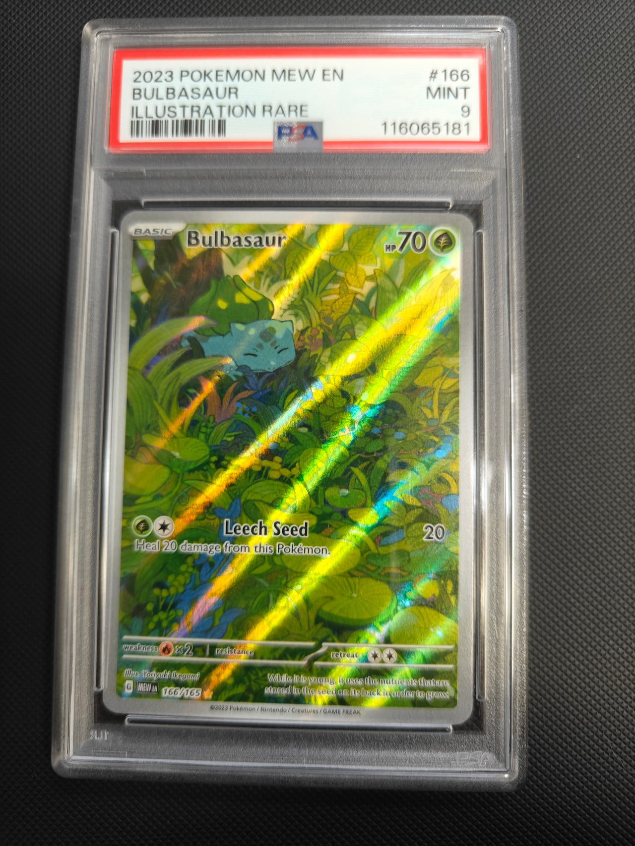 PSA 9 Bulbasaur (166/165) [Scarlet & Violet: 151]
