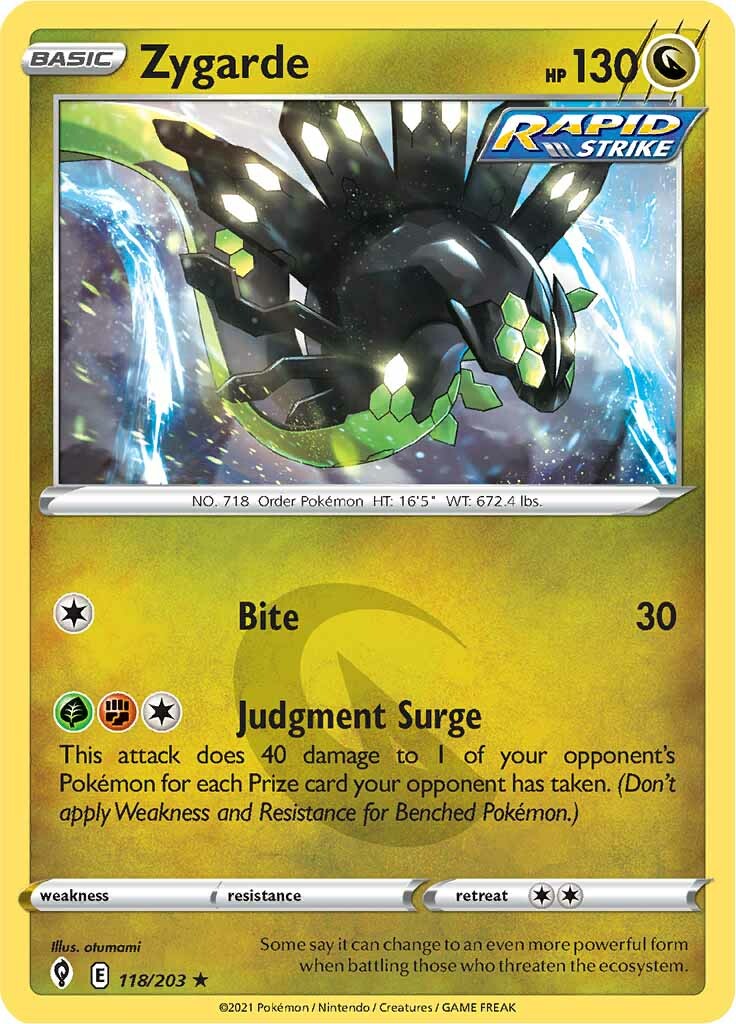 Zygarde (118/203) [Sword & Shield: Evolving Skies] | Infinity Cards & Collectibles