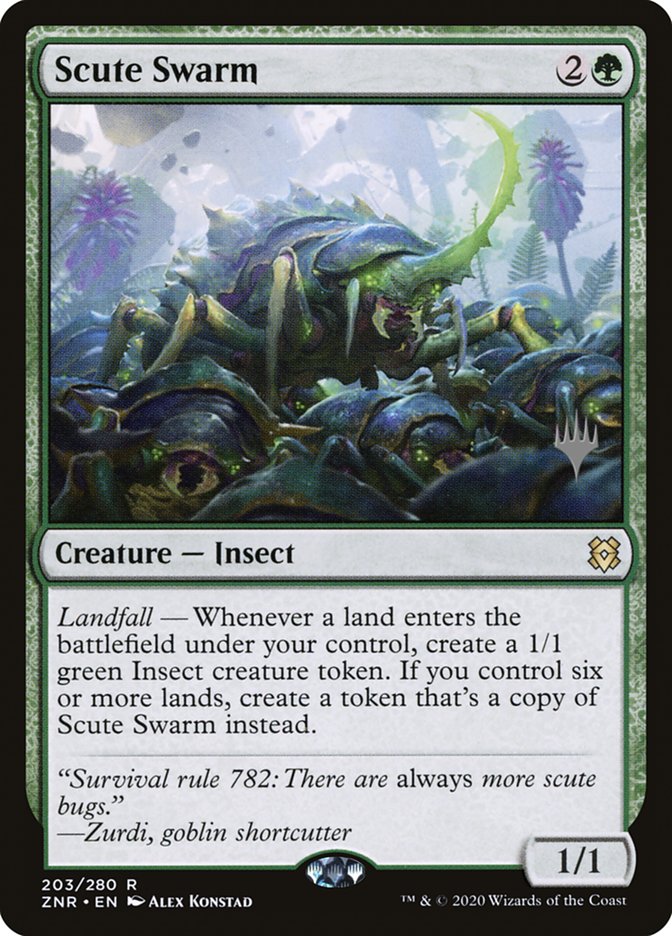 Scute Swarm (Promo Pack) [Zendikar Rising Promos] | Infinity Cards & Collectibles