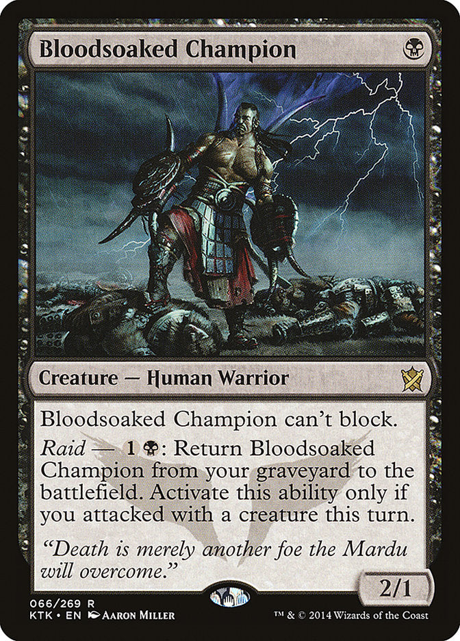 Bloodsoaked Champion [Khans of Tarkir] | Infinity Cards & Collectibles
