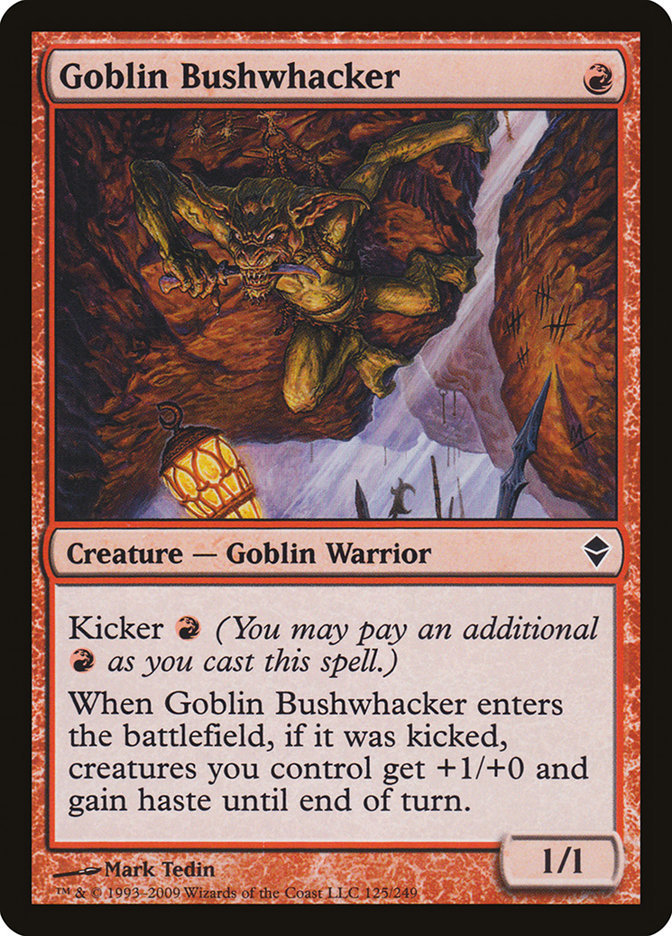 Goblin Bushwhacker [Zendikar] | Infinity Cards & Collectibles