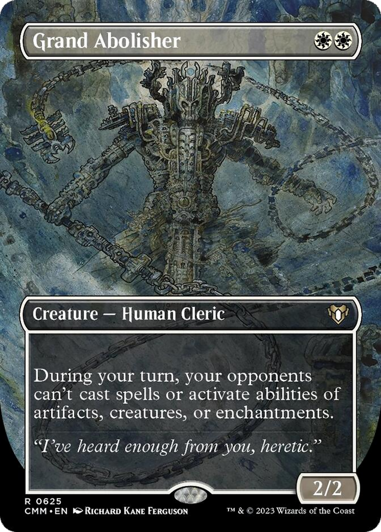 Grand Abolisher (Borderless Alternate Art) [Commander Masters] | Infinity Cards & Collectibles