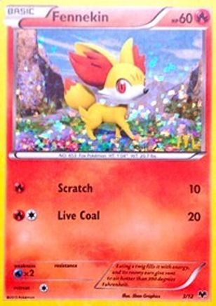 Fennekin (3/12) [McDonald's Promos: 2014 Collection]