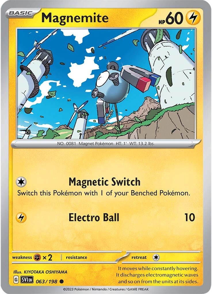 Magnemite (063/198) [Scarlet & Violet: Base Set] | Infinity Cards & Collectibles
