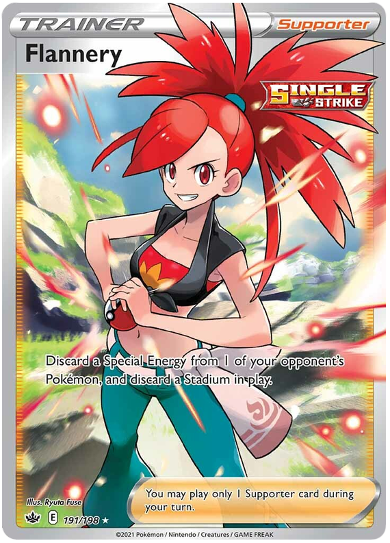 Flannery (191/198) [Sword & Shield: Chilling Reign] | Infinity Cards & Collectibles