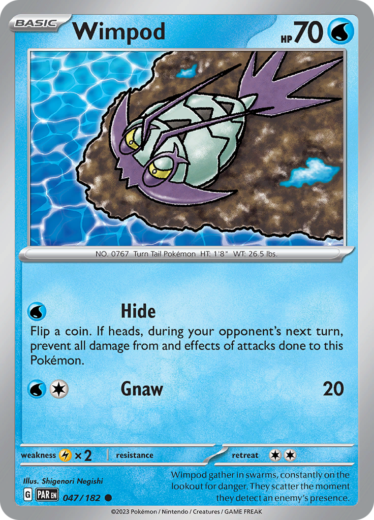 Wimpod (047/182) [Scarlet & Violet: Paradox Rift] | Infinity Cards & Collectibles