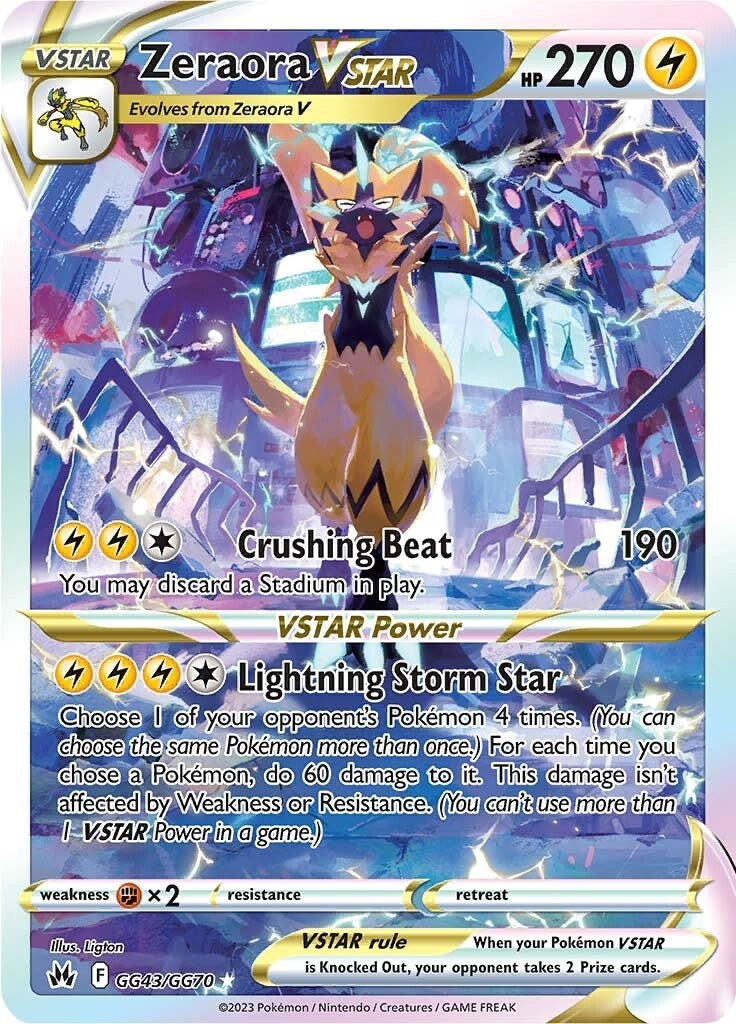 Zeraora VSTAR (GG43/GG70) [Sword & Shield: Crown Zenith] | Infinity Cards & Collectibles