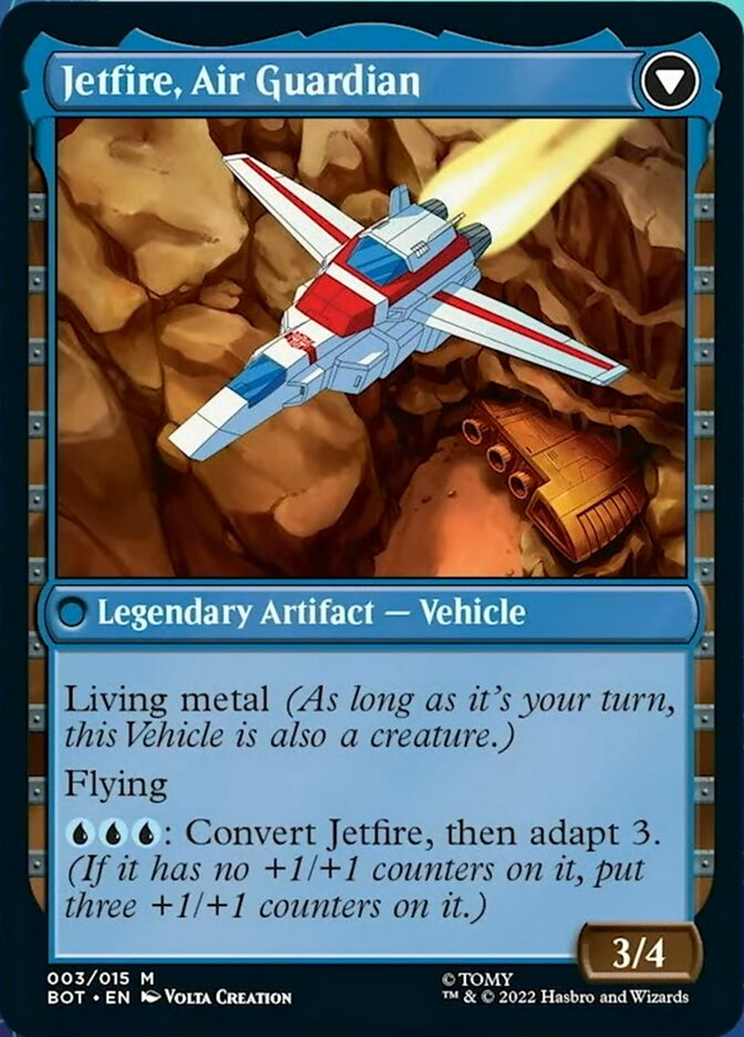 Jetfire, Ingenious Scientist // Jetfire, Air Guardian [Transformers] | Infinity Cards & Collectibles