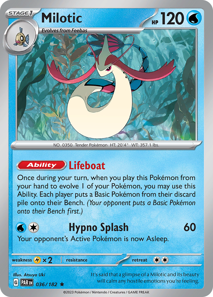 Milotic (036/182) [Scarlet & Violet: Paradox Rift] | Infinity Cards & Collectibles