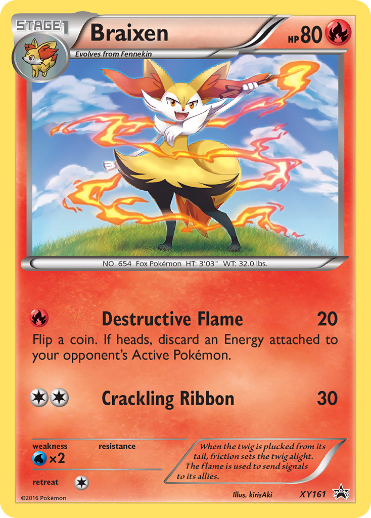 Braixen (XY161) [XY: Black Star Promos]