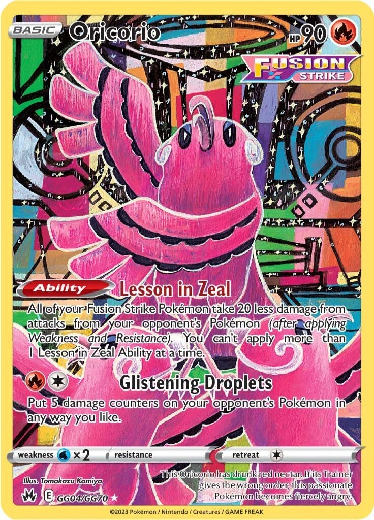 Oricorio (GG04/GG70) [Sword & Shield: Crown Zenith] | Infinity Cards & Collectibles