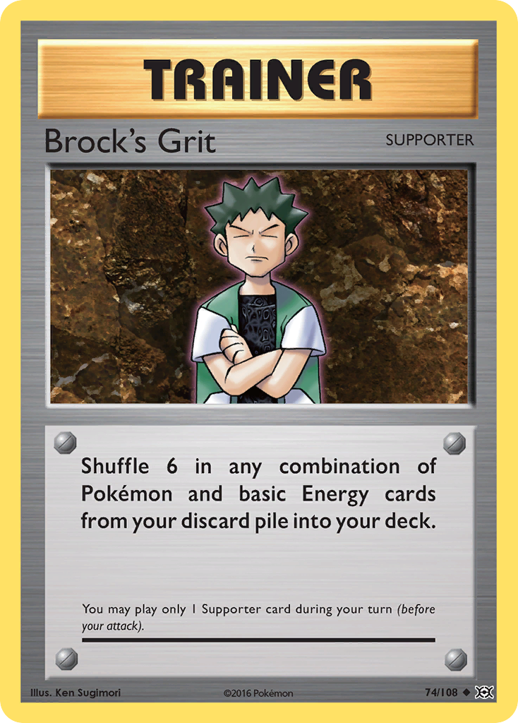 Brock's Grit (74/108) [XY: Evolutions] | Infinity Cards & Collectibles