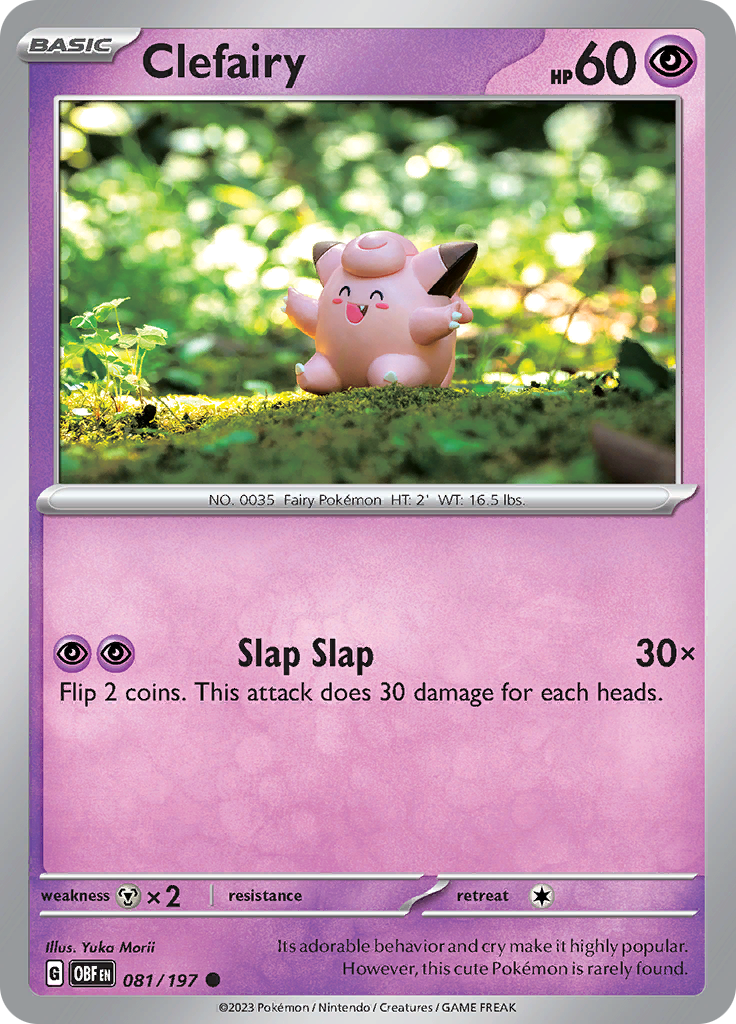 Clefairy (081/197) [Scarlet & Violet: Obsidian Flames] | Infinity Cards & Collectibles