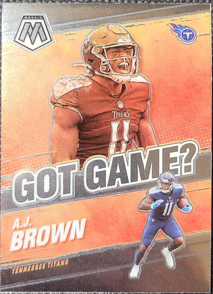 A.J. Brown #GG-19 2021 Panini Mosaic Got Game